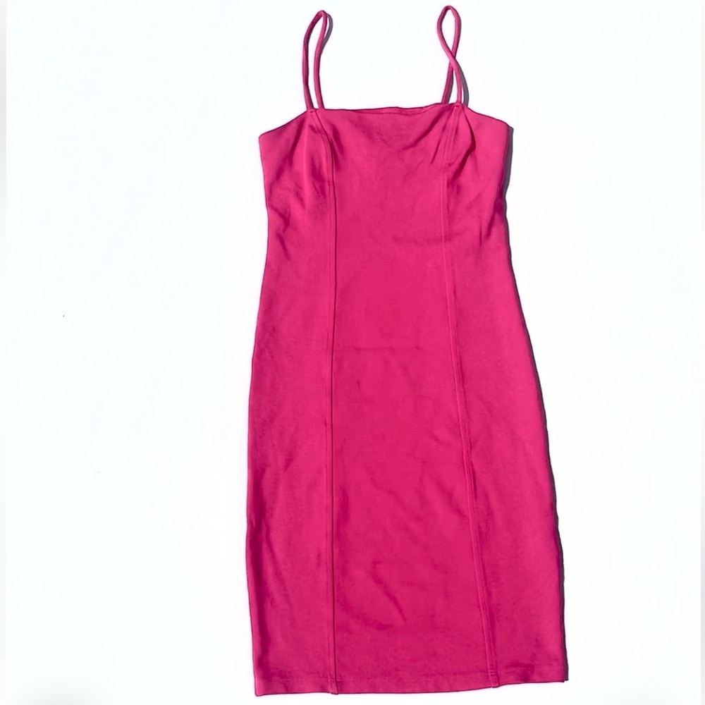 Forever 21 Pink Bodycon Midi Dress